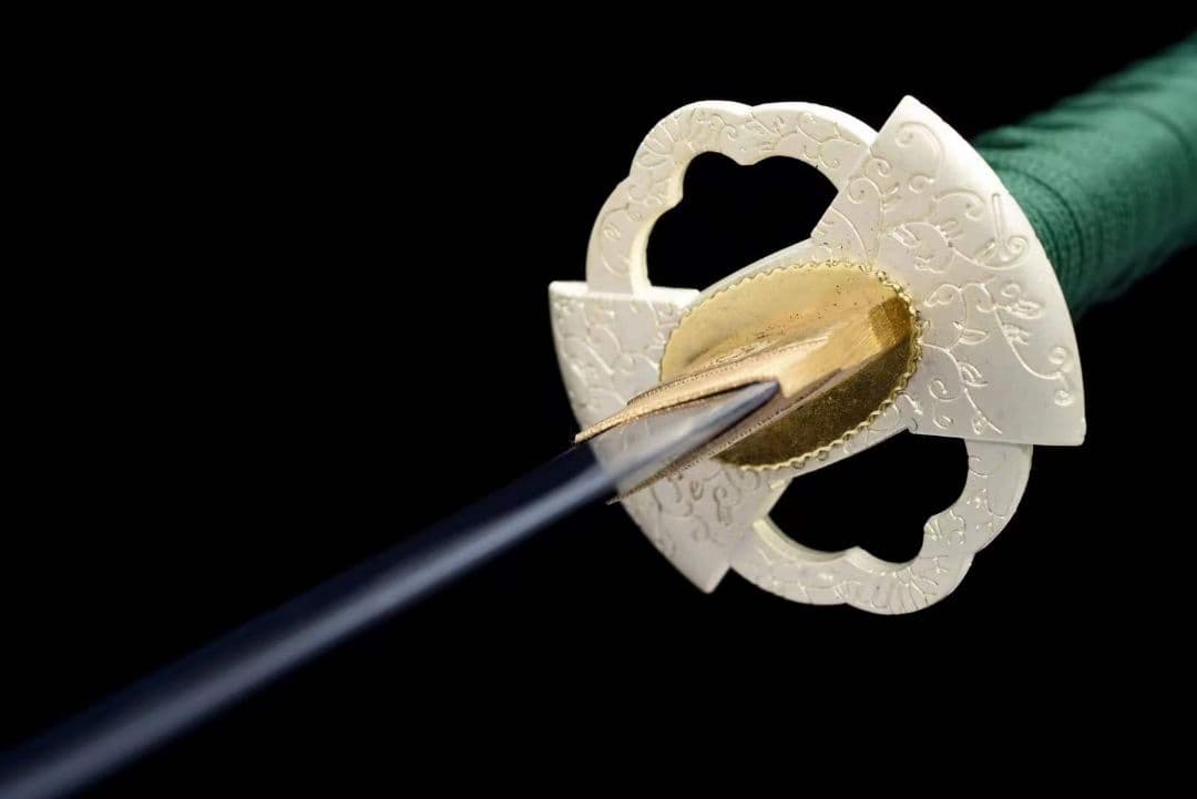 焼藍武士刀『好運蓮蓮』 武具　刀装具　日本刀　模造刀 居合刀