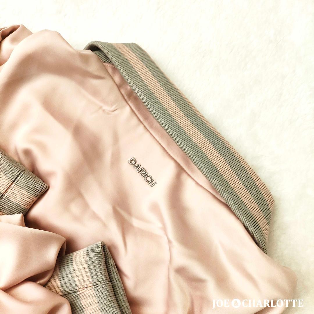 ダーリッチ darich ドルマンスリムスカジャンミニワンピース ピンク F