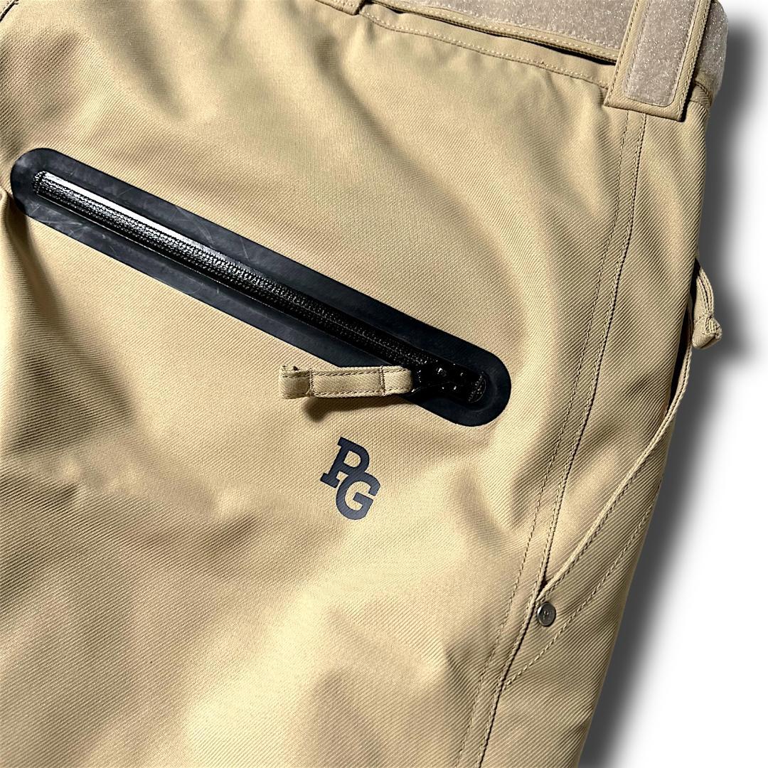 パーリーゲイツ 定3.9万 防汚防水防風 ストレッチ スノーウェア M ベージュ