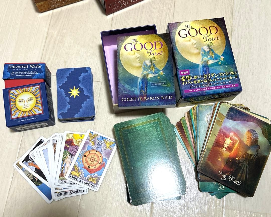 オラクルカード5種類セット+おまけタロットカード