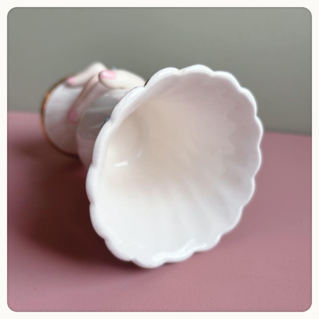 ヴィンテージ　アメリカ製　ハンドモチーフ　花瓶　フラワーベース