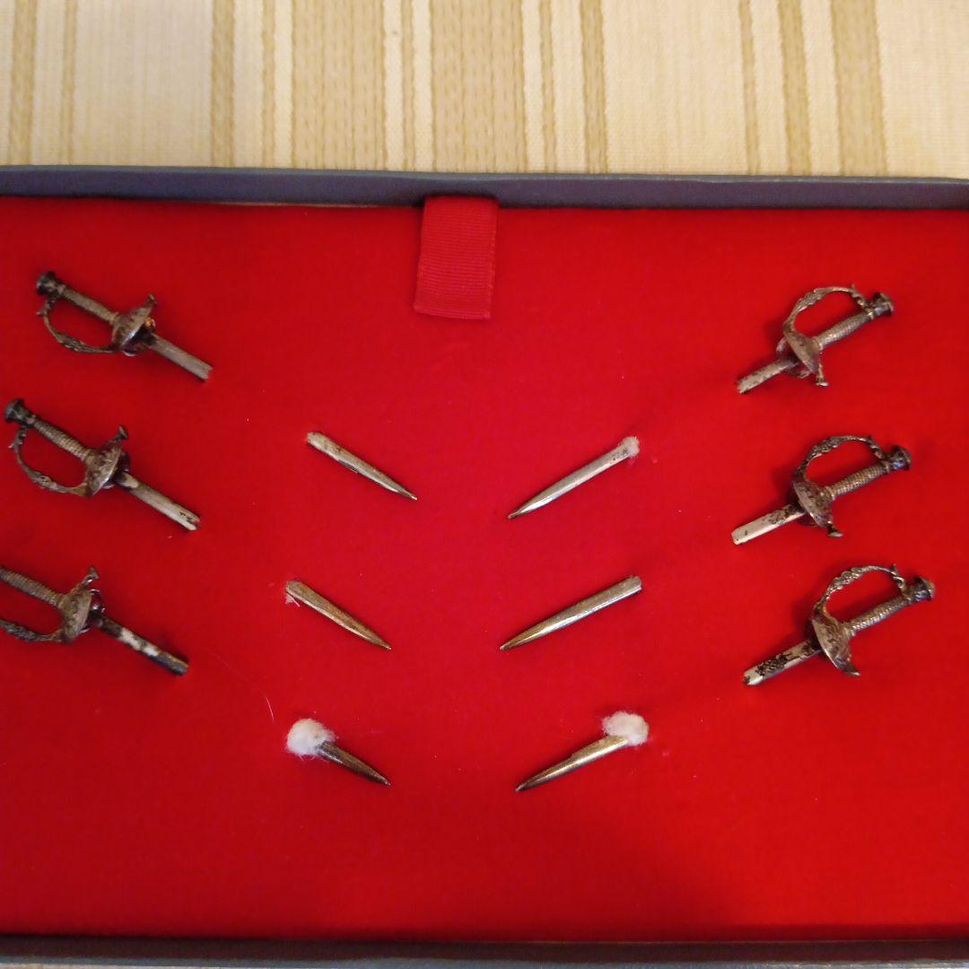 ヴィンテージ ティファニー 剣型 爪楊枝 カクテルピック 6本セット