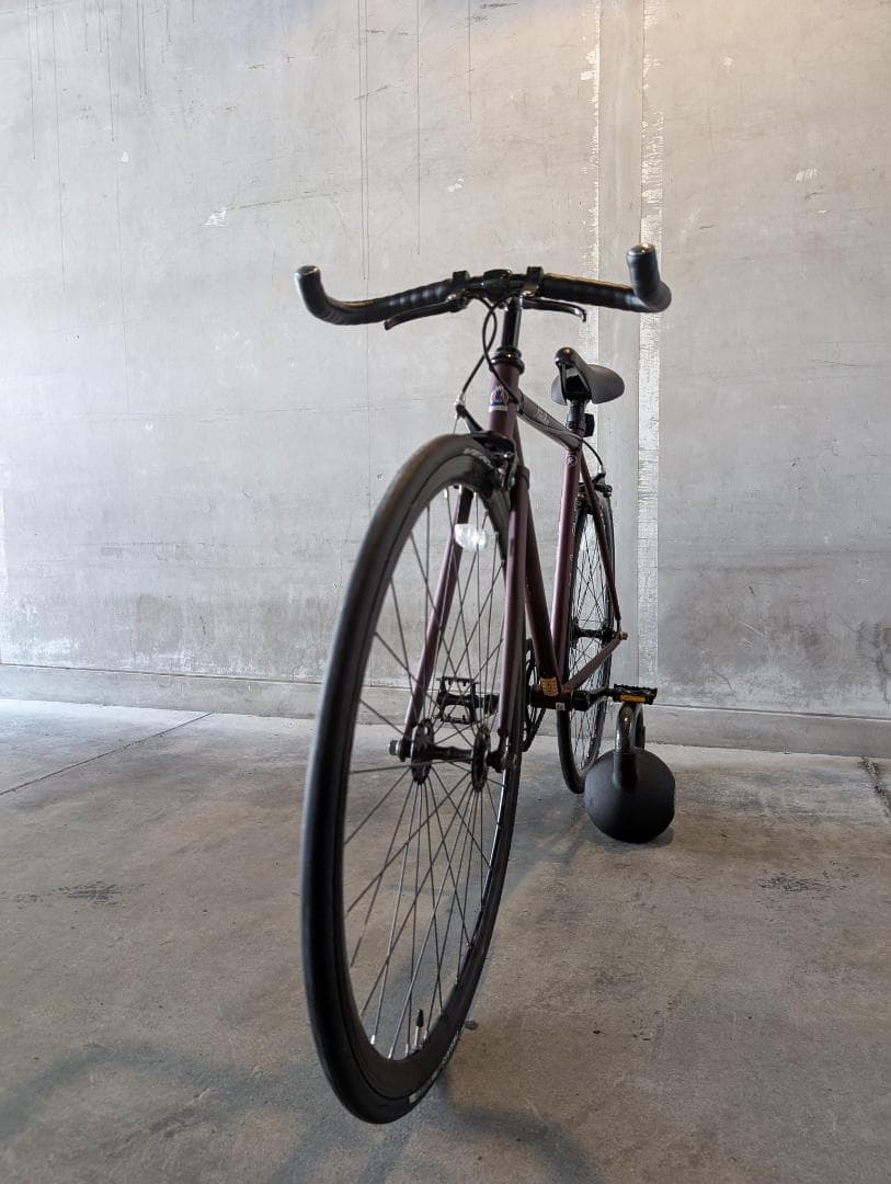 Fuji Feather シングルスピード バイク サイズ52 マットワイン