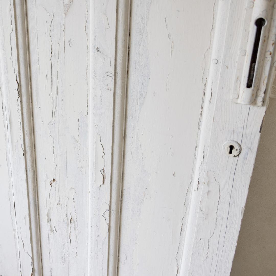 アンティークドア　ステンドグラス入り