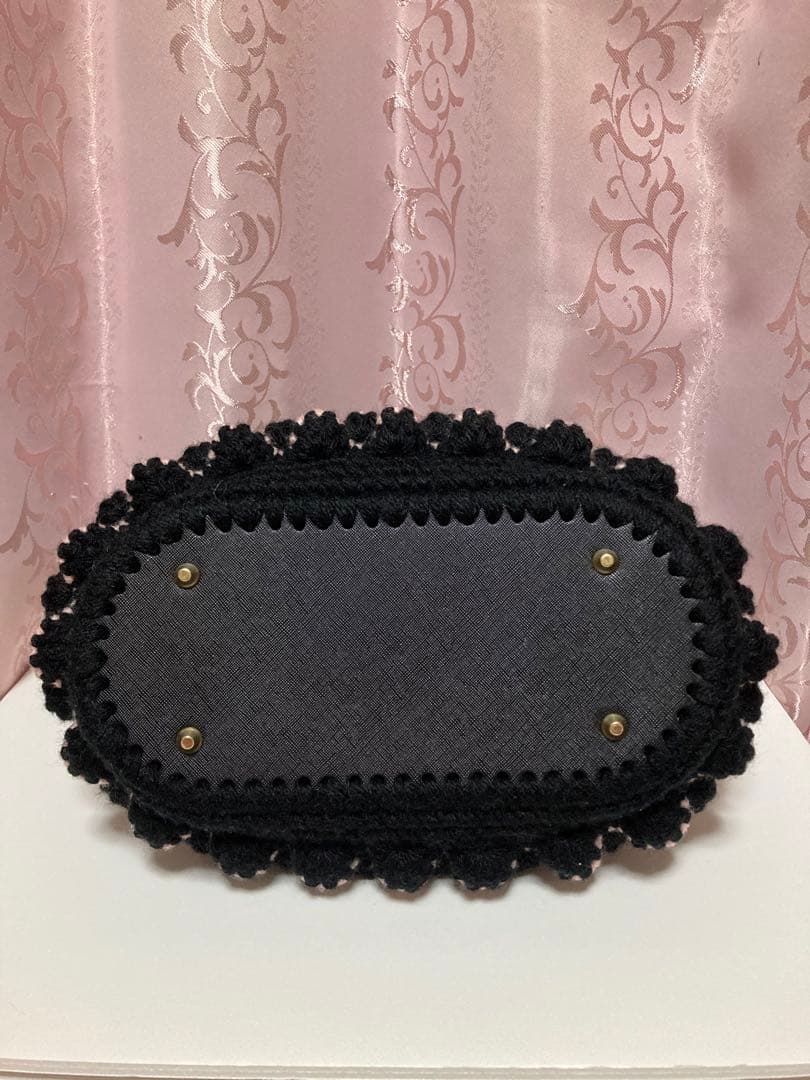 ♥️手編み♥️ハンドメイド　いちごバッグ♥️ファーバッグ♥️