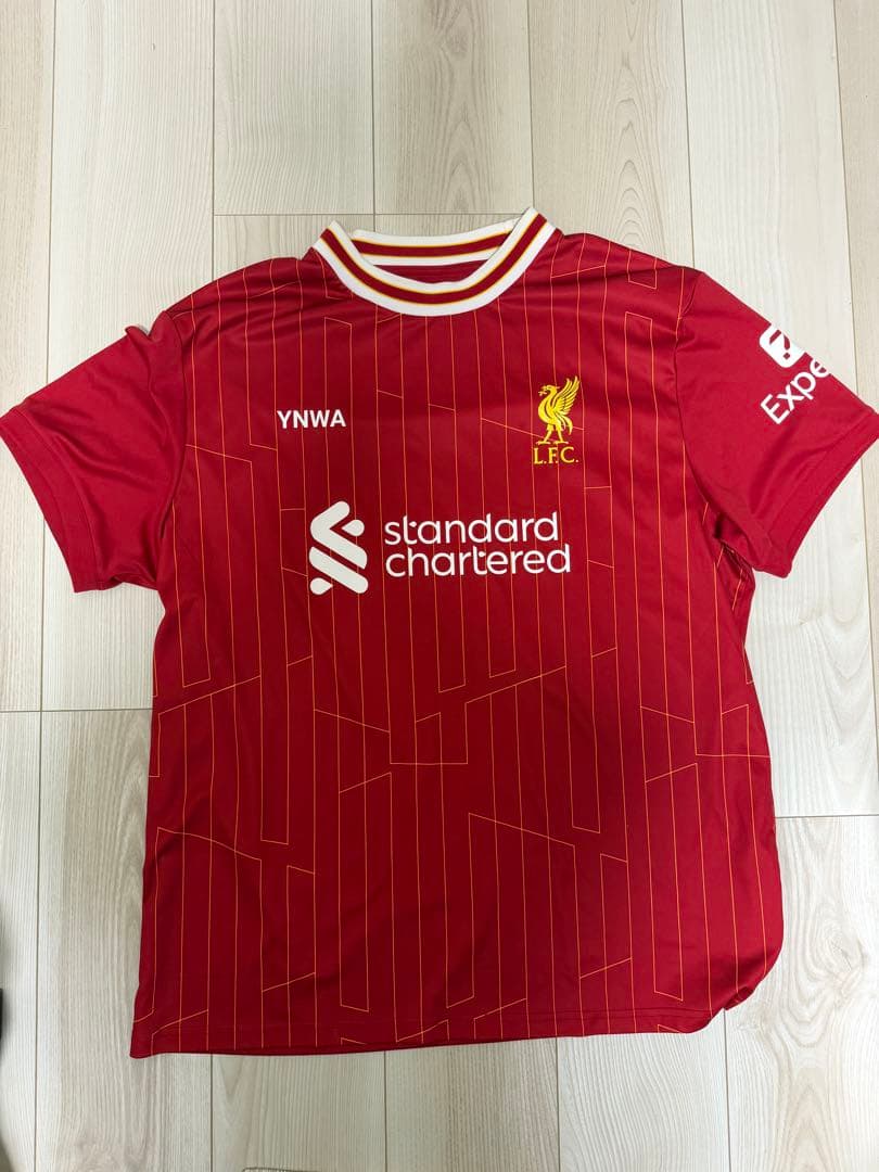 リバプールFC McAllister 10 来日記念 筆文字ユニフォーム XXL