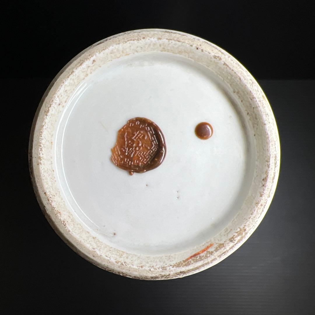 中国清時代　粉彩花瓶　高さ約25㎝　東Y7-1208☆2Fトヒチル