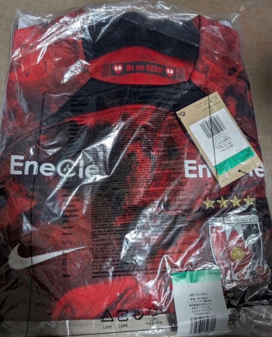 【新品未開封】浦和レッズユニフォーム/1st ホーム　XL