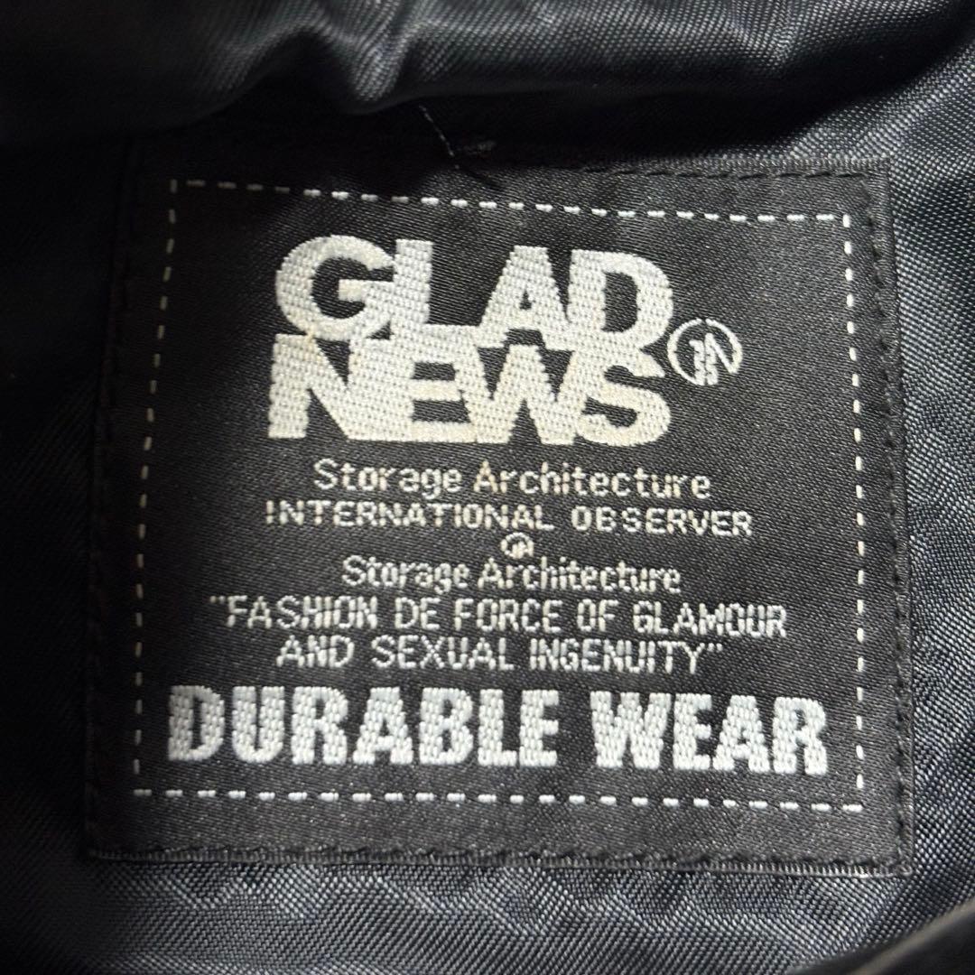 ジャケット・アウター glad news single riders leather jacket