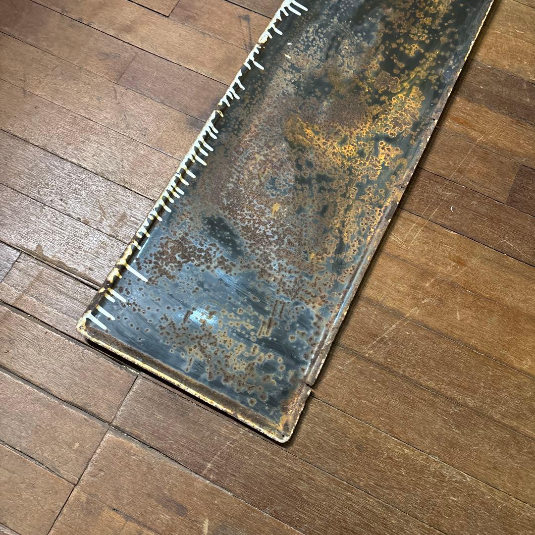 昭和レトロ　ホーロー看板　レトロ看板　筑前屋　カネチ