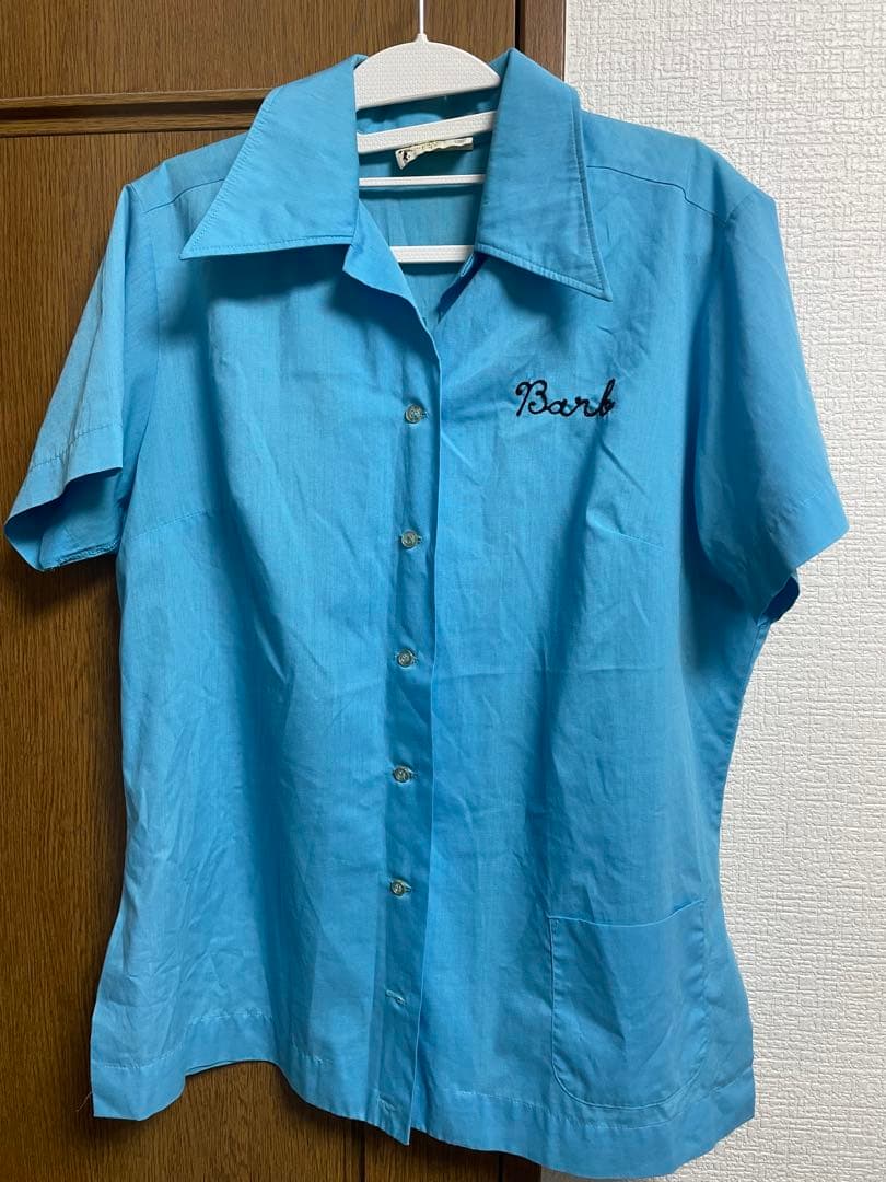 希少 60s 70s King Louie ボーリングシャツ 刺繍 プリント