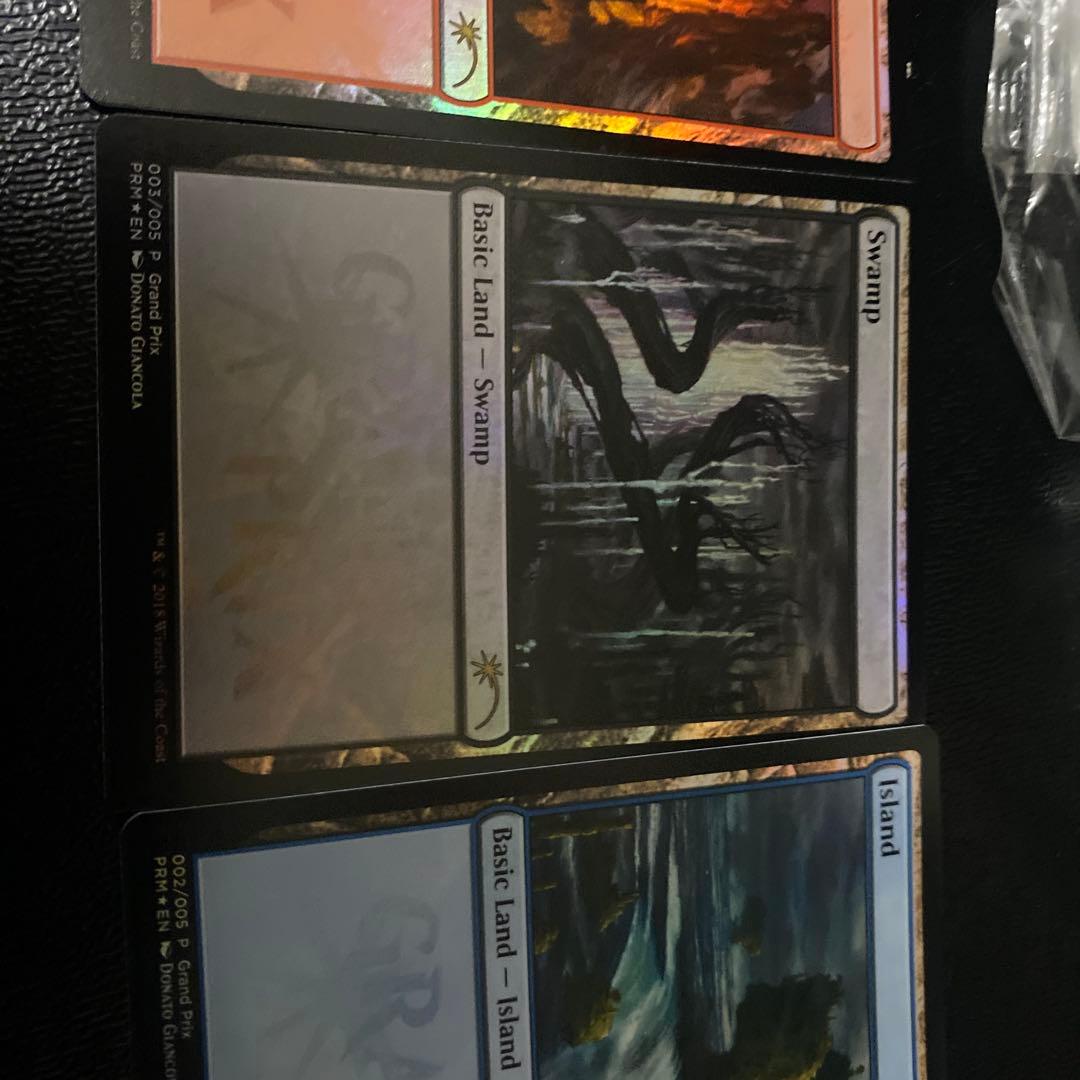 MTG 2018年GPプロモ基本土地FOIL5枚。　5セット