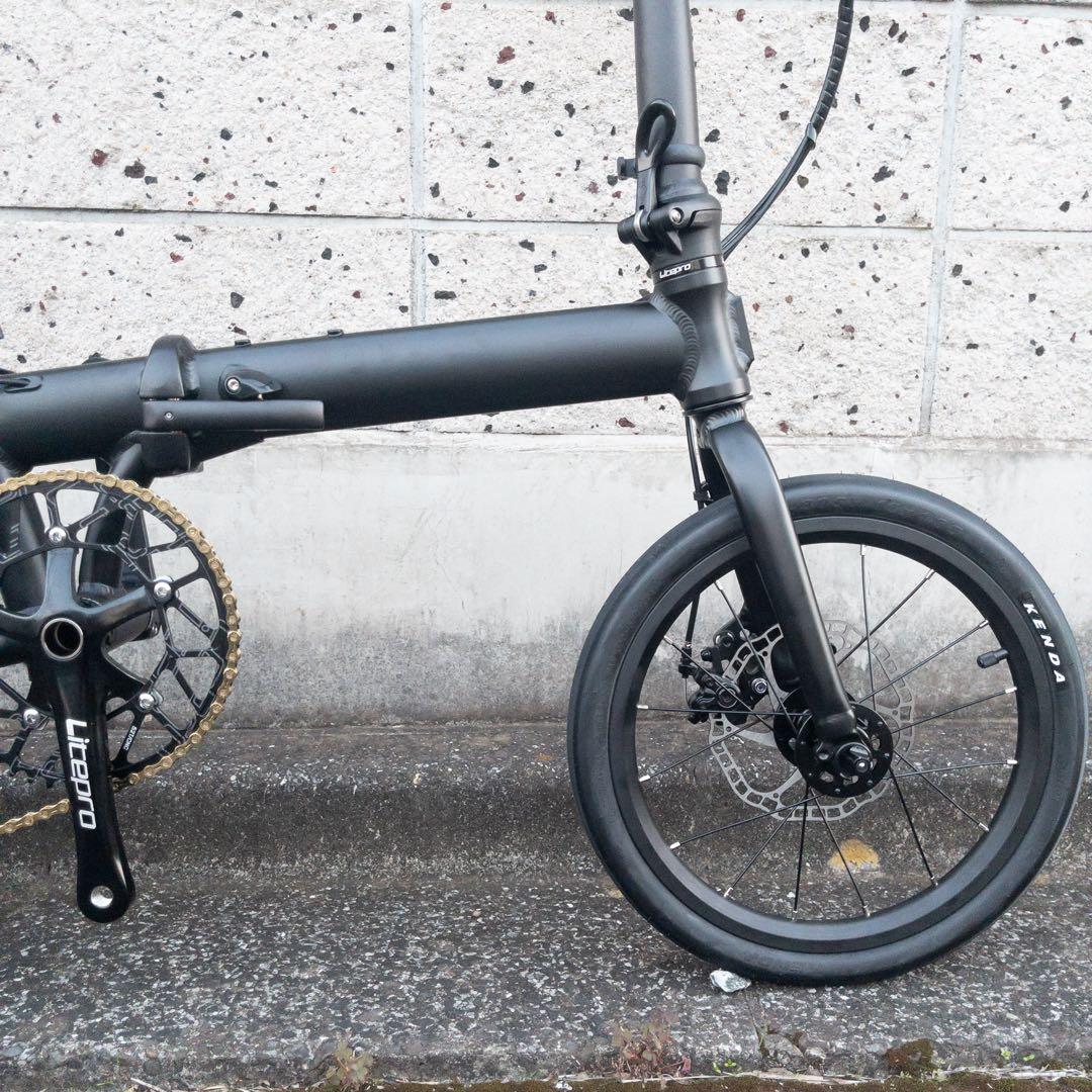 K3 PLUS★超軽量★折り畳み 自転車 Tiagra 10速 マットブラック