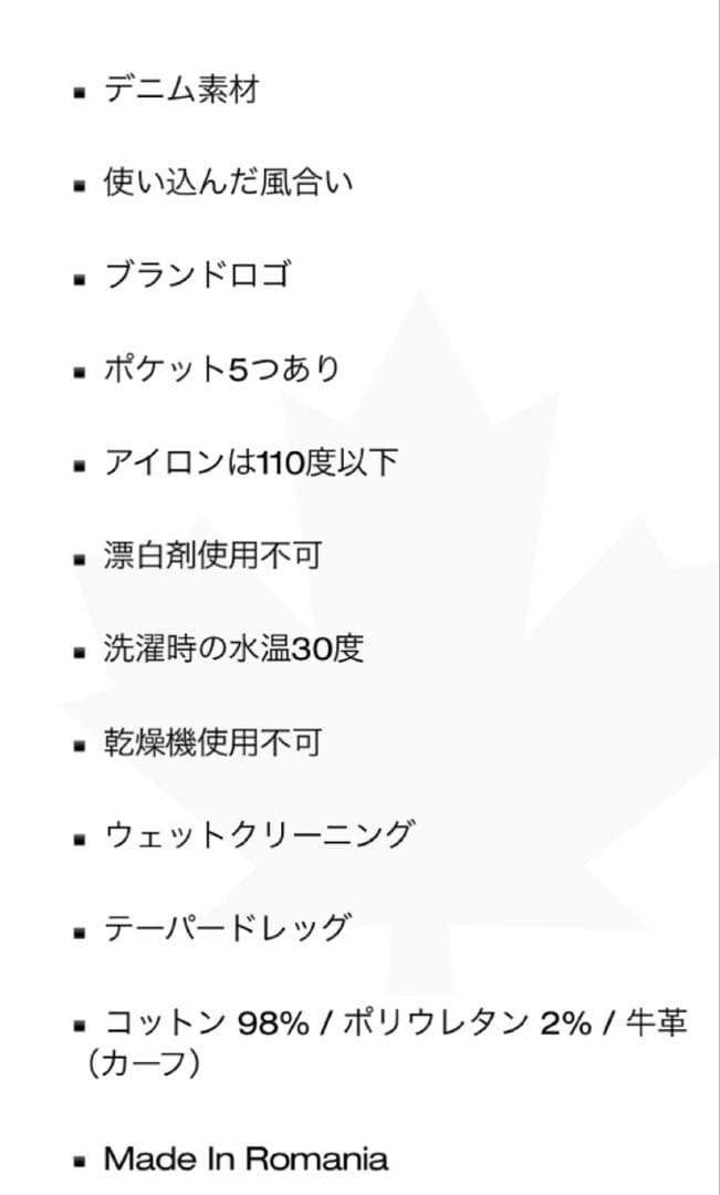 パンツ DSQUARED2 Skater Jeans