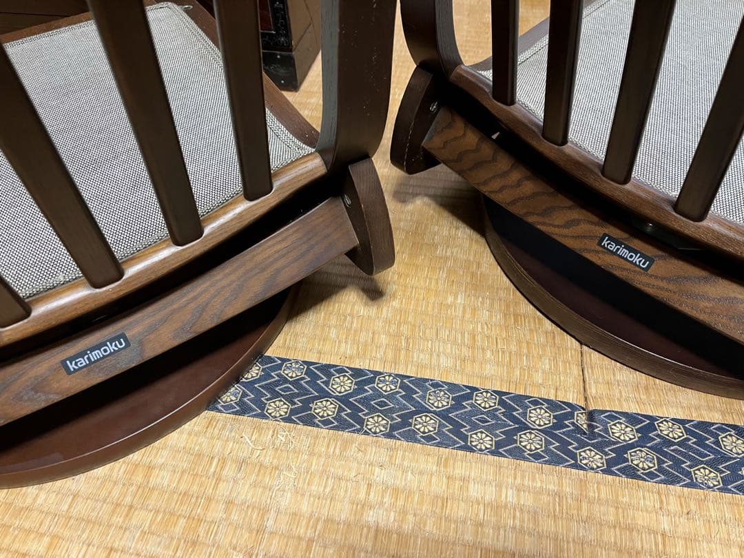 ♪さん専用☺︎Karimoku回転座椅子2脚セット