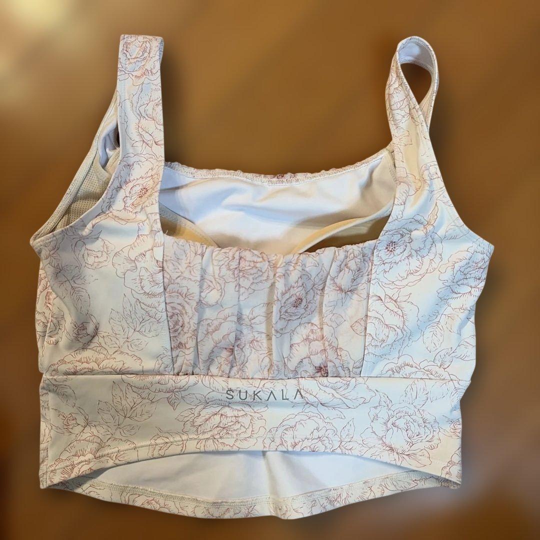 SUKALA 花柄 ヨガタンクトップ、スパッツ