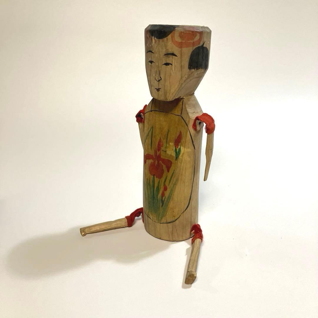 郷土玩具　古作　熊本　日奈久　べんた人形　おきん女人形　木彫り　こけし　民芸