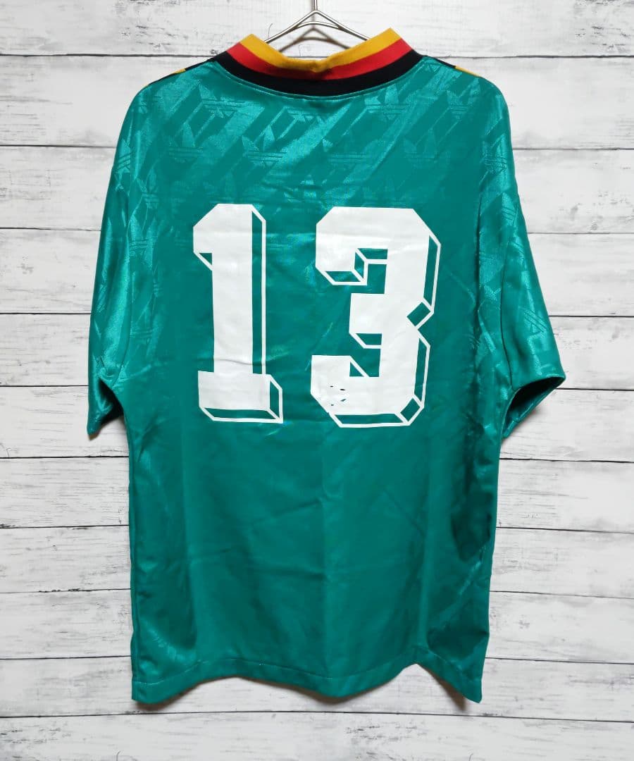 90s adidas ドイツ代表デザイン　ユニフォーム　グリーン アディダス　緑