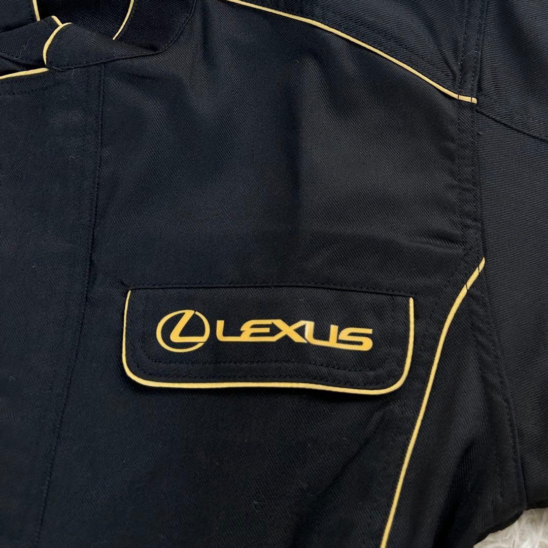 【新品未使用・レア】レクサス　LEXUS　ツナギ　ブラック×ゴールド　非売品　M