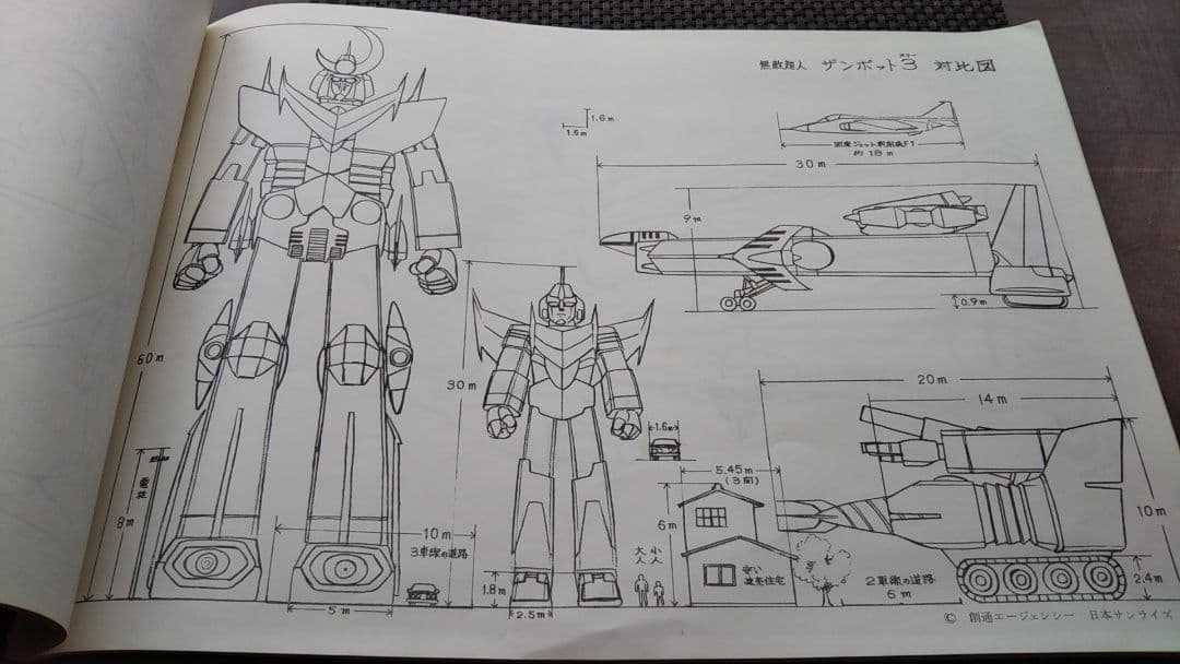 テレビアニメーション 無敵 超人 ザンボット 3 設定資料集