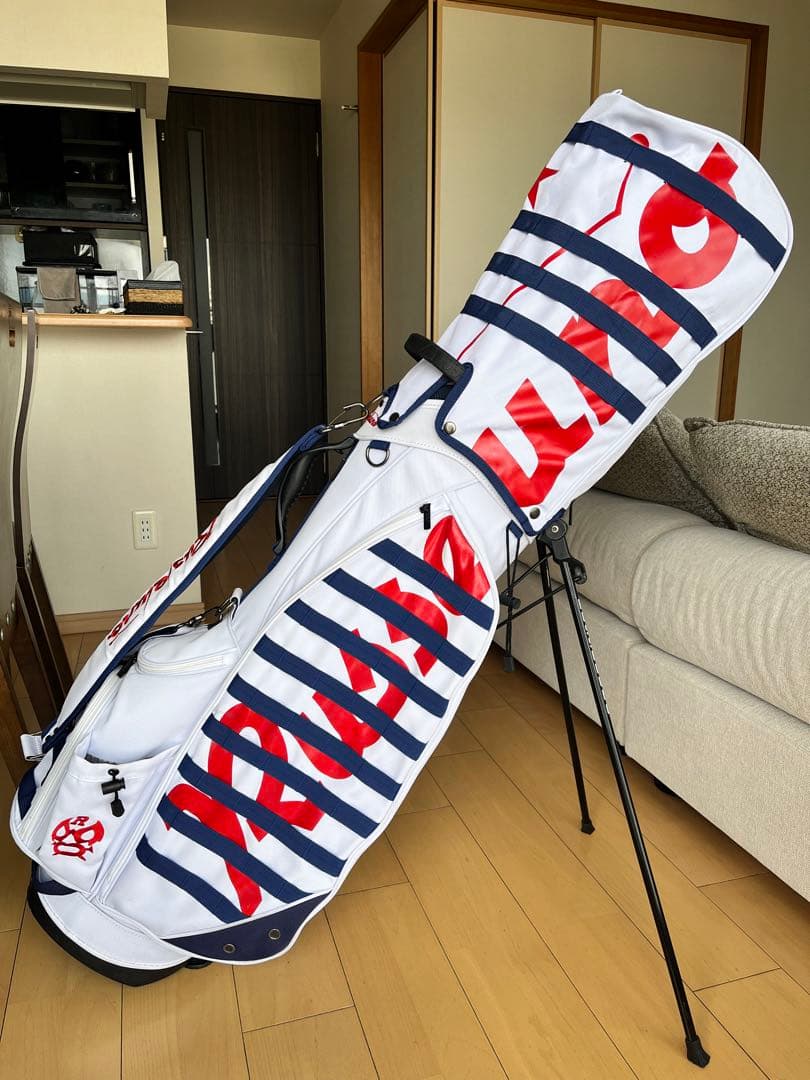 美品希少ラッセルノRusseluno スタンド型キャディバッグ　完売品　ルチャ