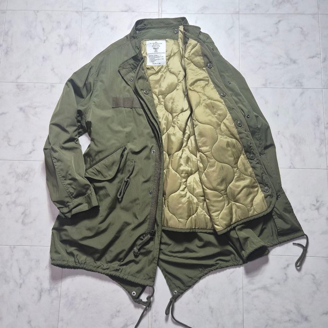 HOUSTON M-65 モッズコート フィッシュテール オリーブ M