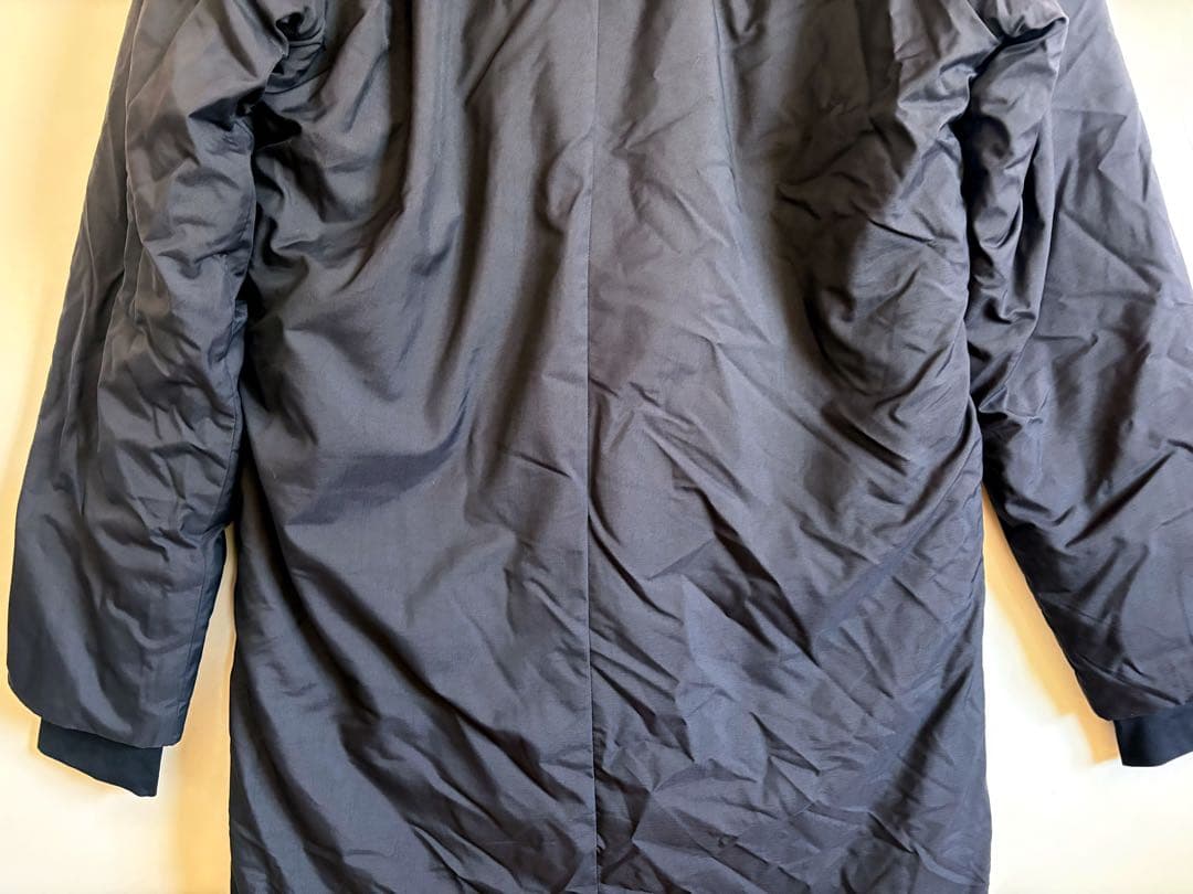 アンダーアーマー　UAロングコート　ベンチコート　アウター　M ネイビー　紺色