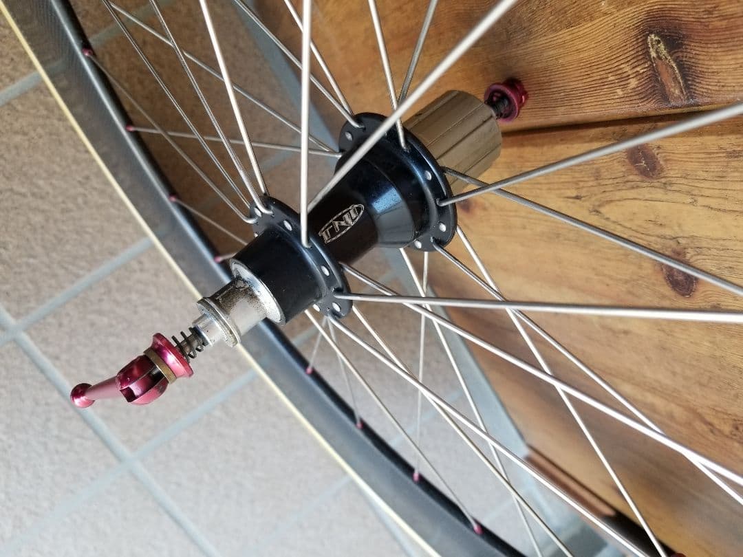 カーボン チューブラー リアホイール TNI 85mm