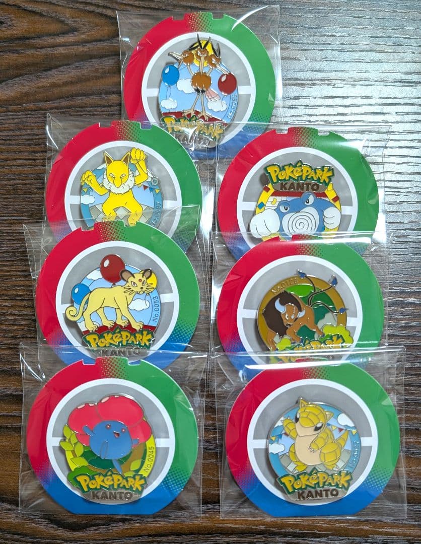 ポケパーク ピンズ 7個セット