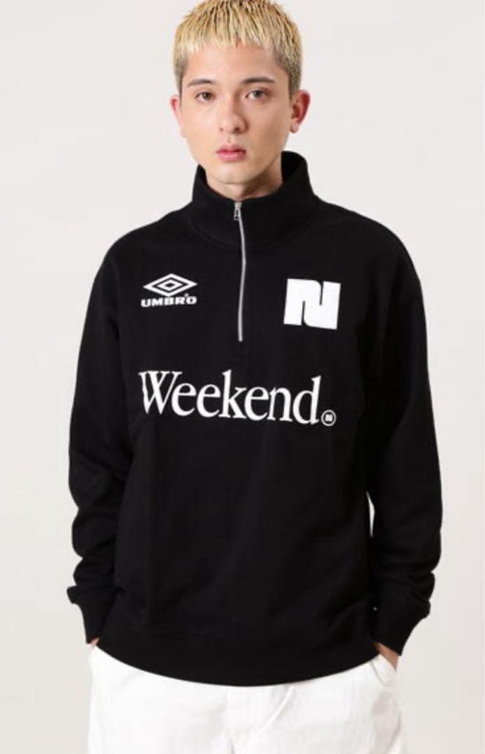 NBB WEEKEND UMBRO ハーフジップ　スウェット