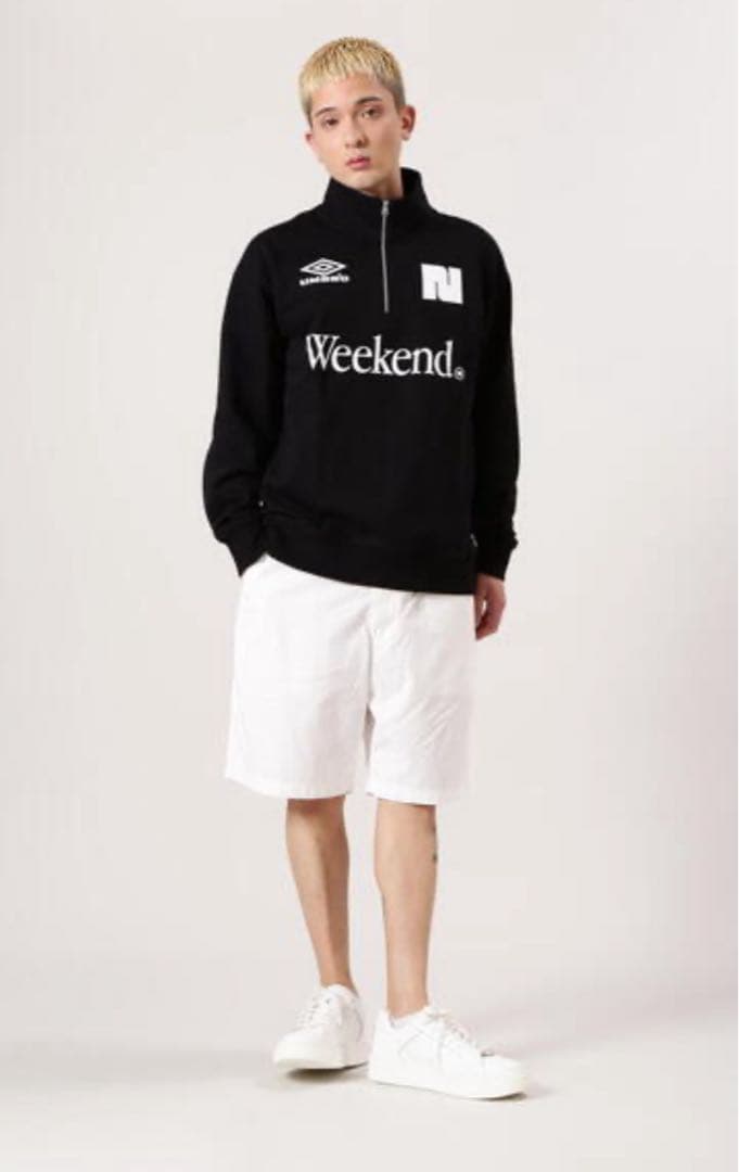 NBB WEEKEND UMBRO ハーフジップ　スウェット