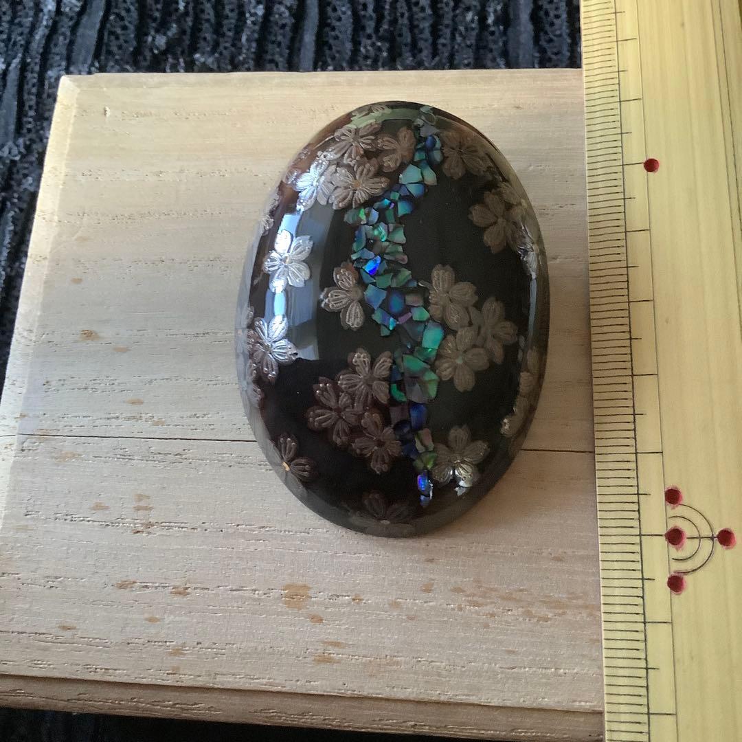 き*里様 伝統工芸品　蒔絵ブローチ