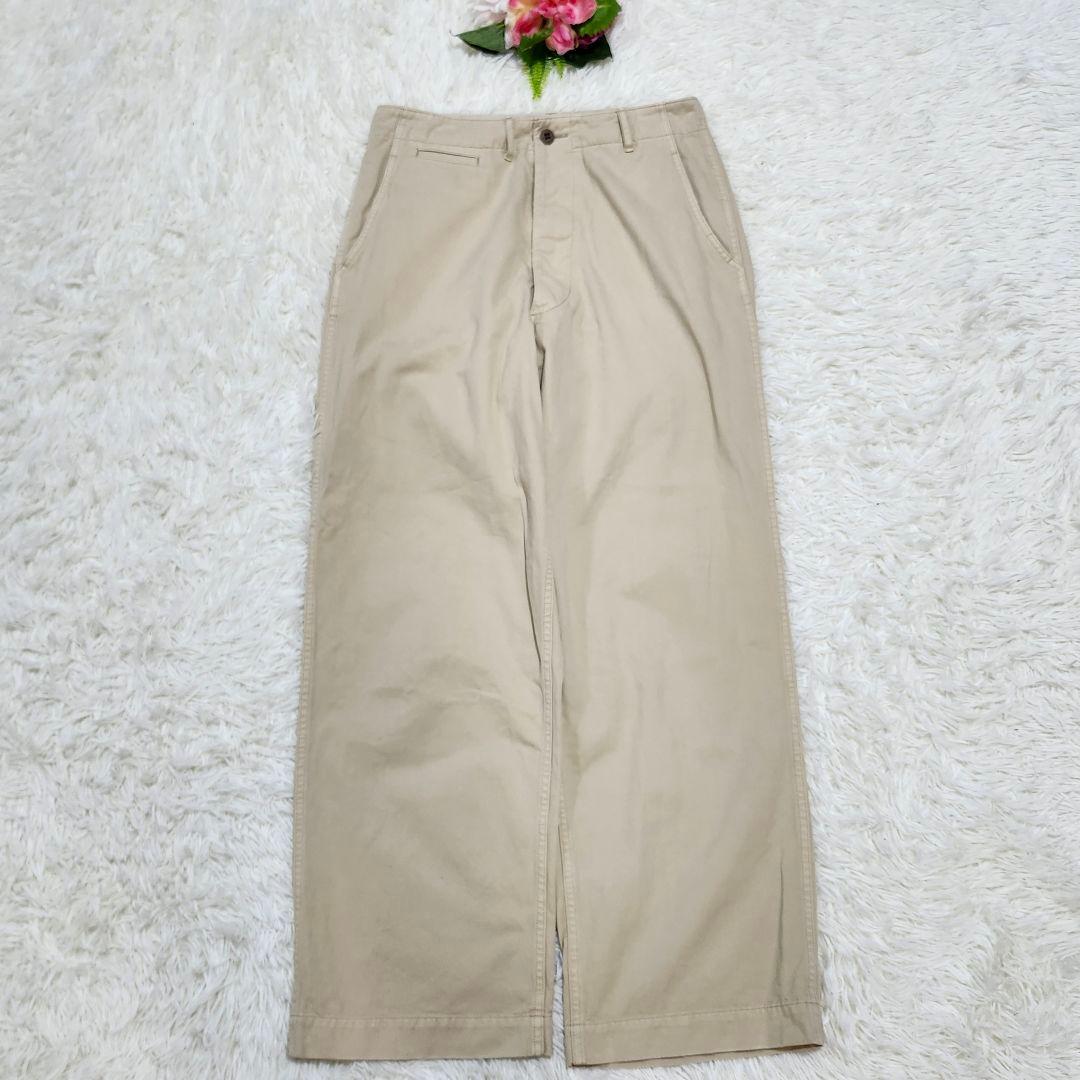 24SS☆初回分☆スピック&スパン　樋口かほりさんコラボ　チノワイドパンツ　40