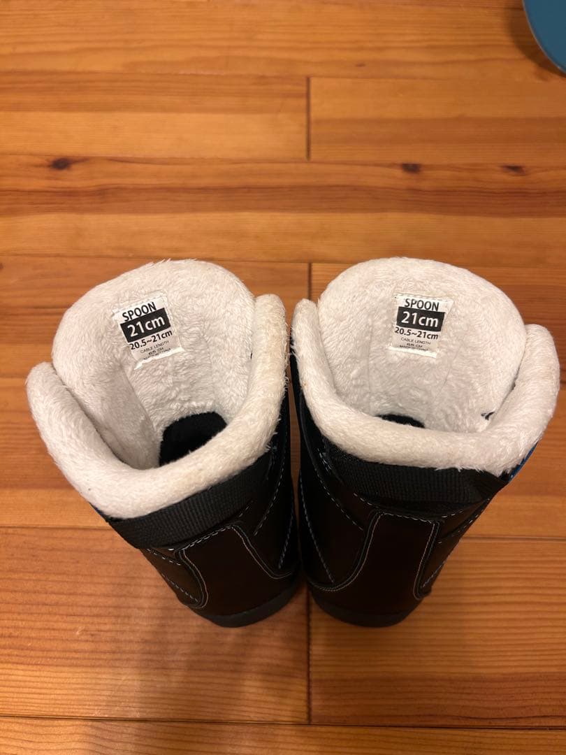 SPOON Natureキッズ スノーボードビンディングブーツ3点セット 120