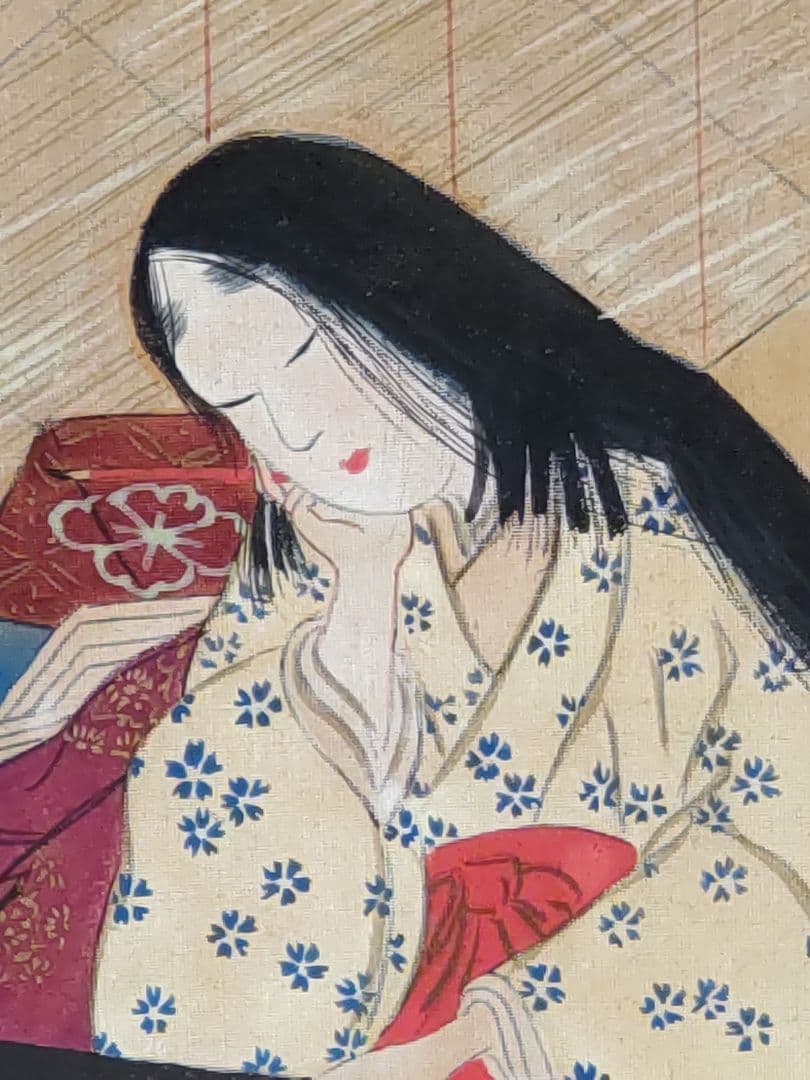 土佐光芳之紅葉之圖掛軸