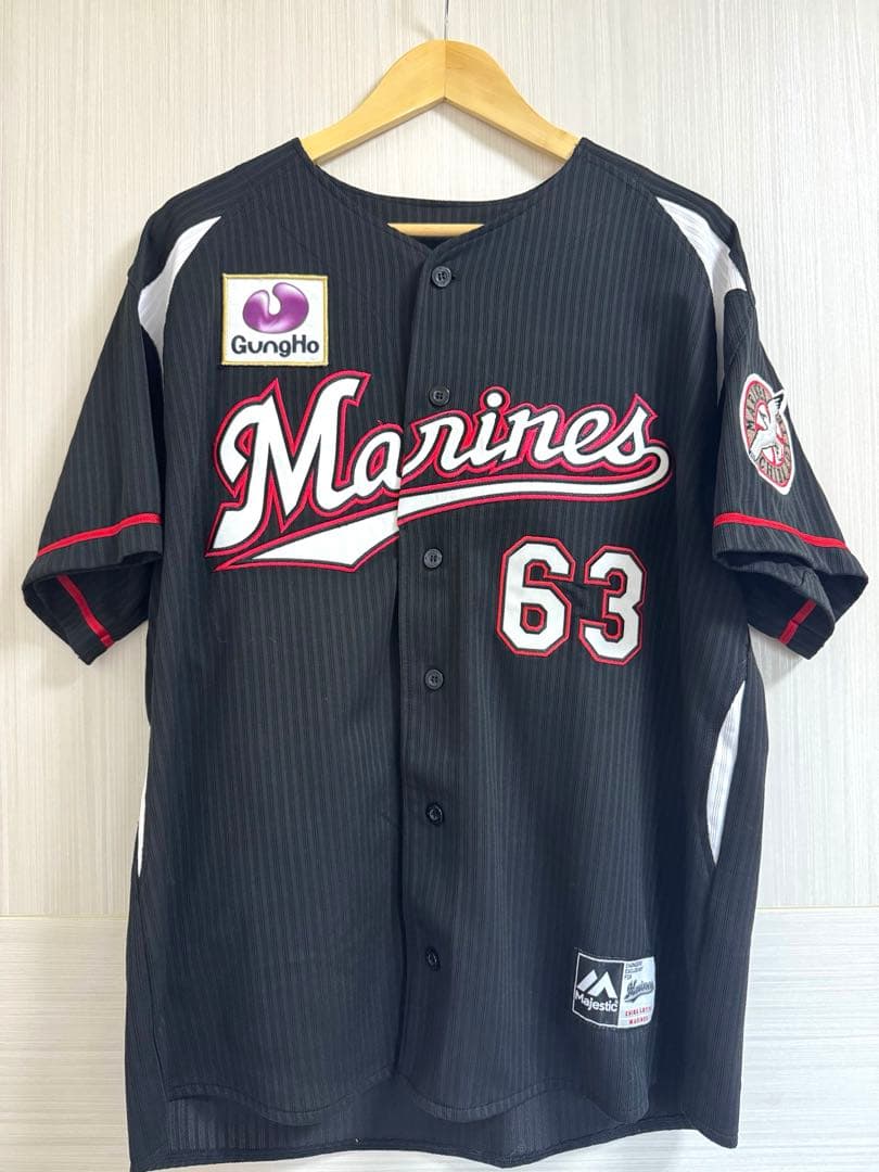 千葉ロッテマリーンズ 種市 63 ユニフォーム