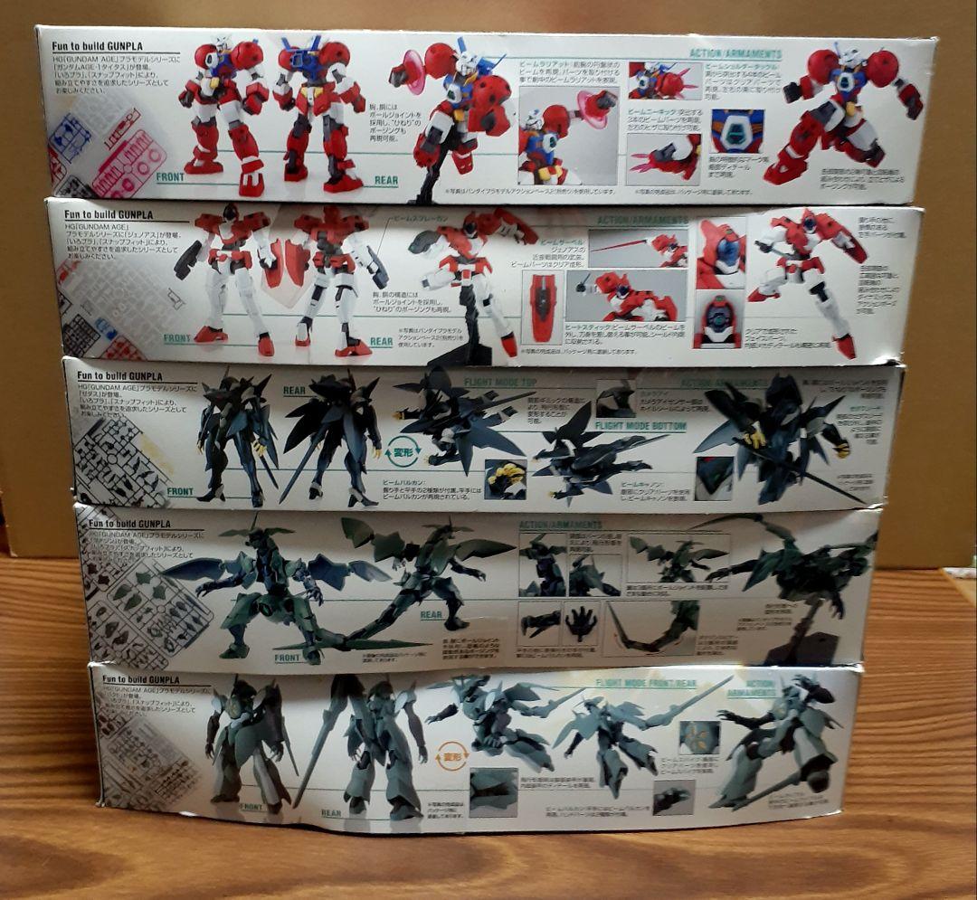 HG 『ガンダムAGE』5体セット