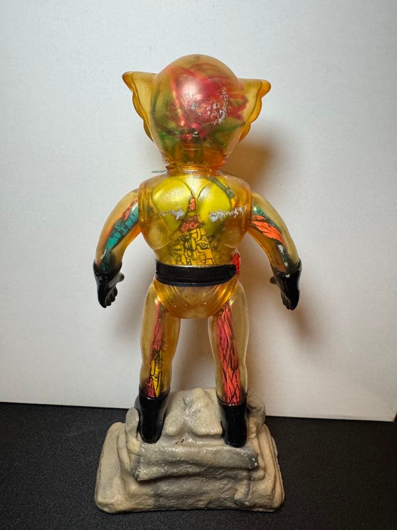 【激レア】当時物 ポピー 改造人間 超人バロムワン バロム1 スケルトン ソフビ