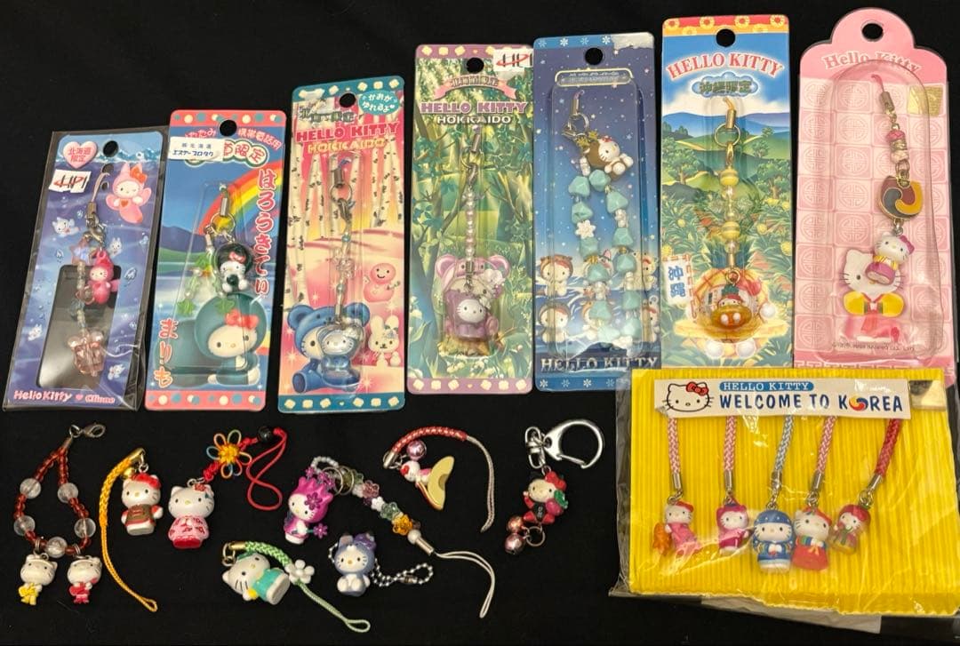 【レア】ご当地 ハロー　キティ　根付け　ストラップ　限定　廃盤品 Sanrio