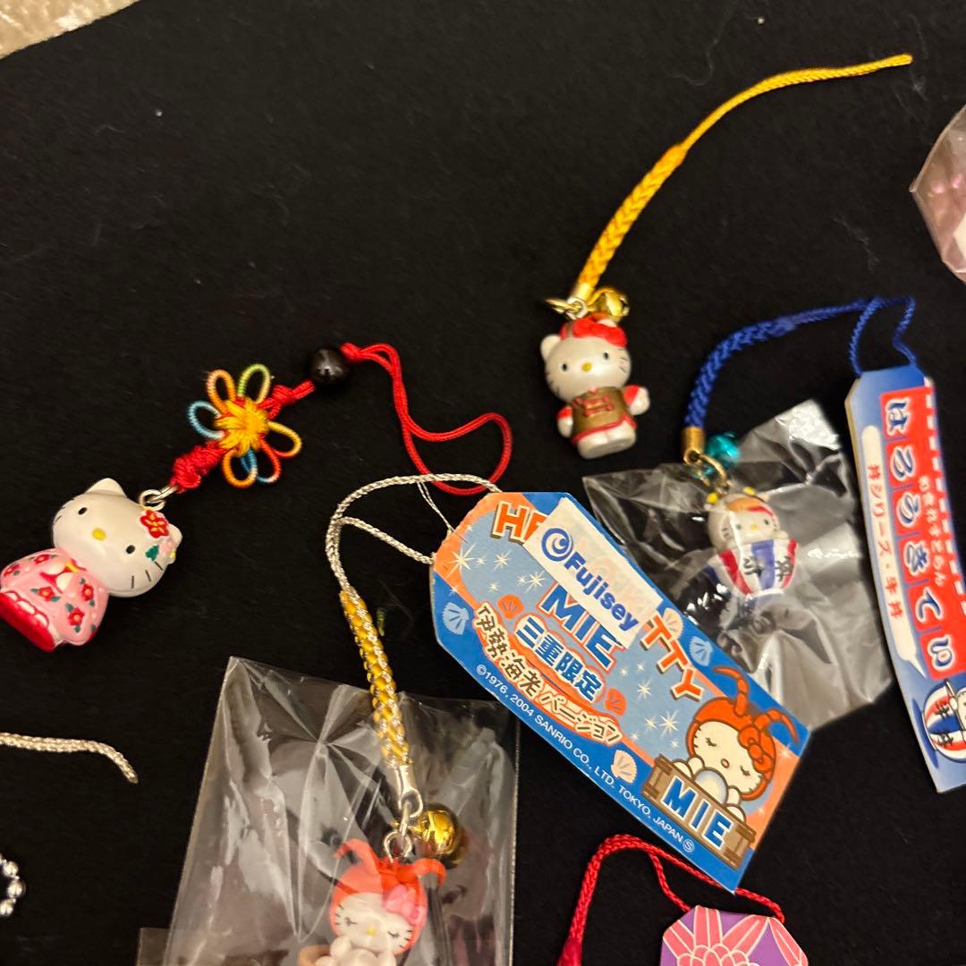 【レア】ご当地 ハロー　キティ　根付け　ストラップ　限定　廃盤品 Sanrio