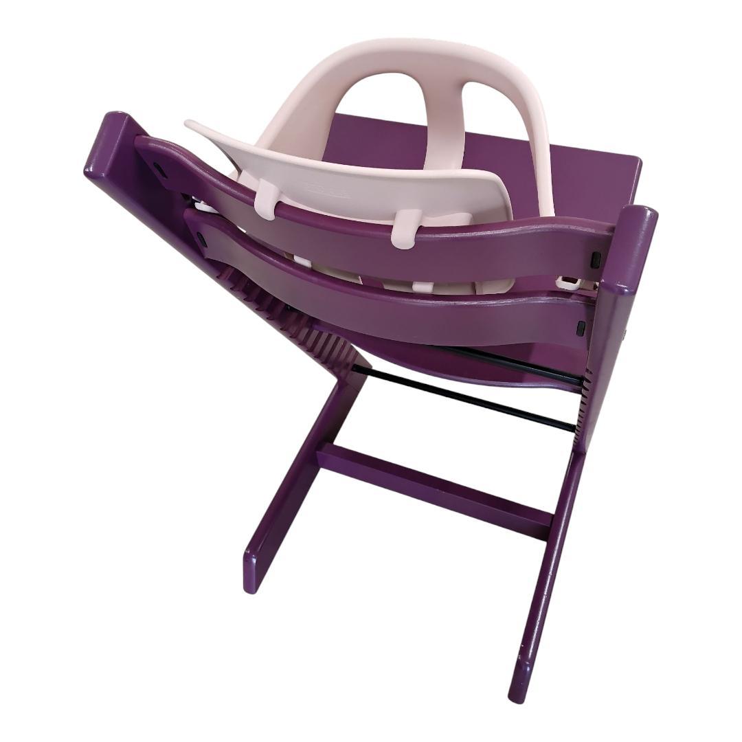 ストッケ ベビーチェア トリップトラップ STOKKE パープル S/N5