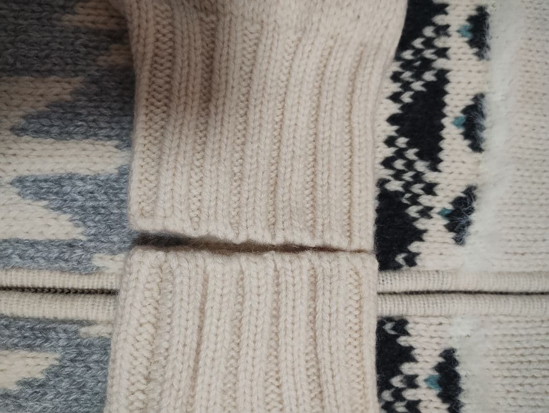 FRAMeWORK ジャガードZIPカーディガン