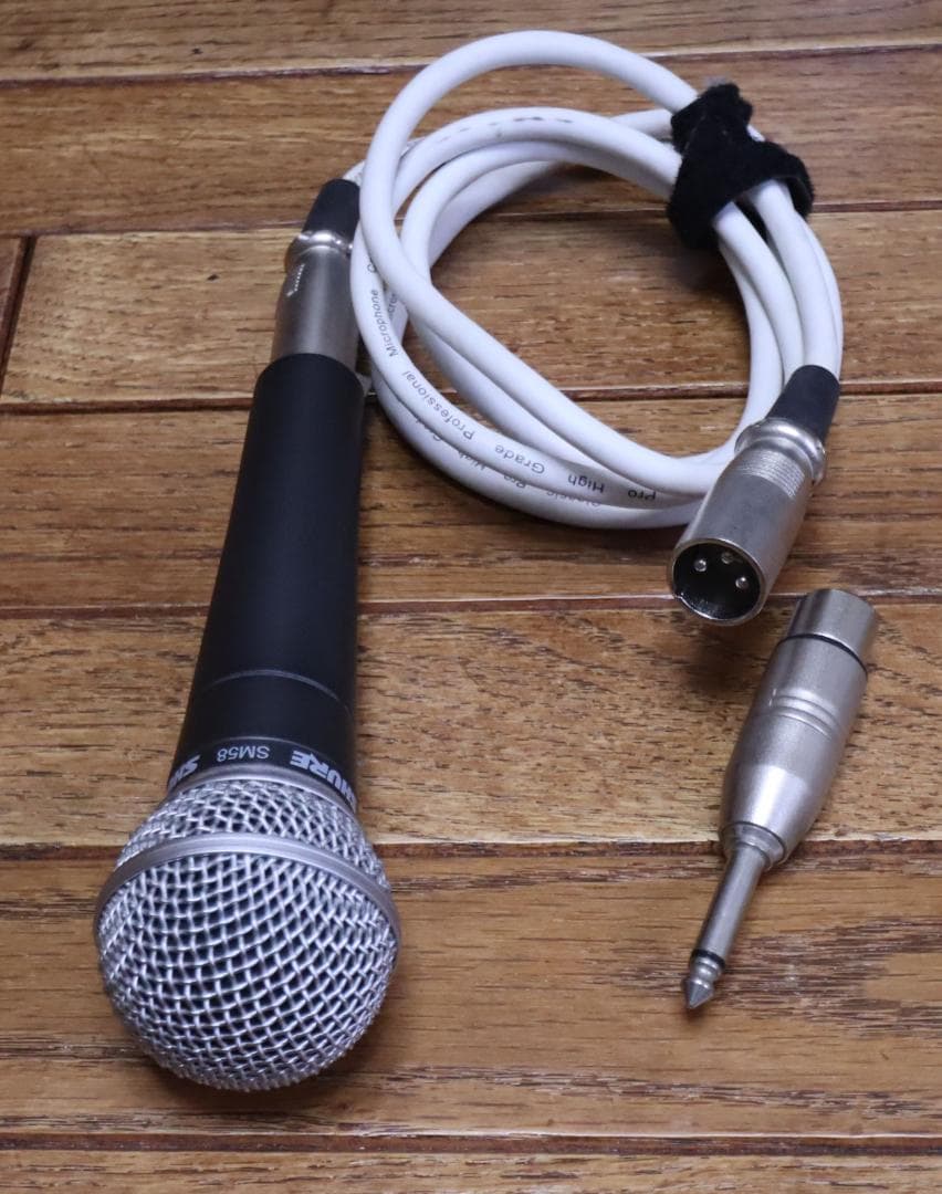 SHURE　SM58　マイクコード付き