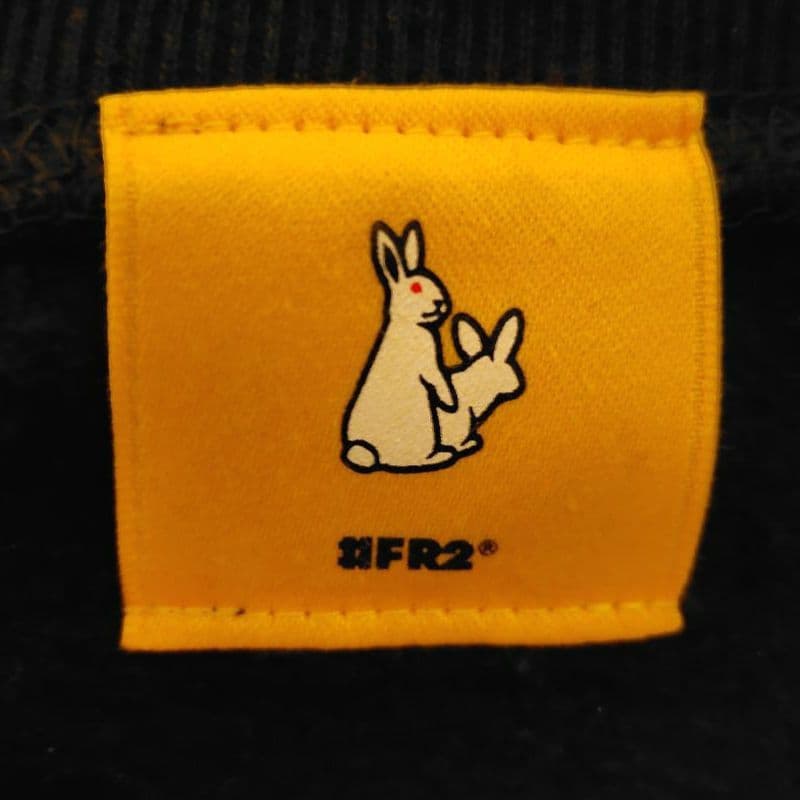 「#FR2×FROCLUB」湯愛スウェットシャツ クルーネックトレーナー ウサギ