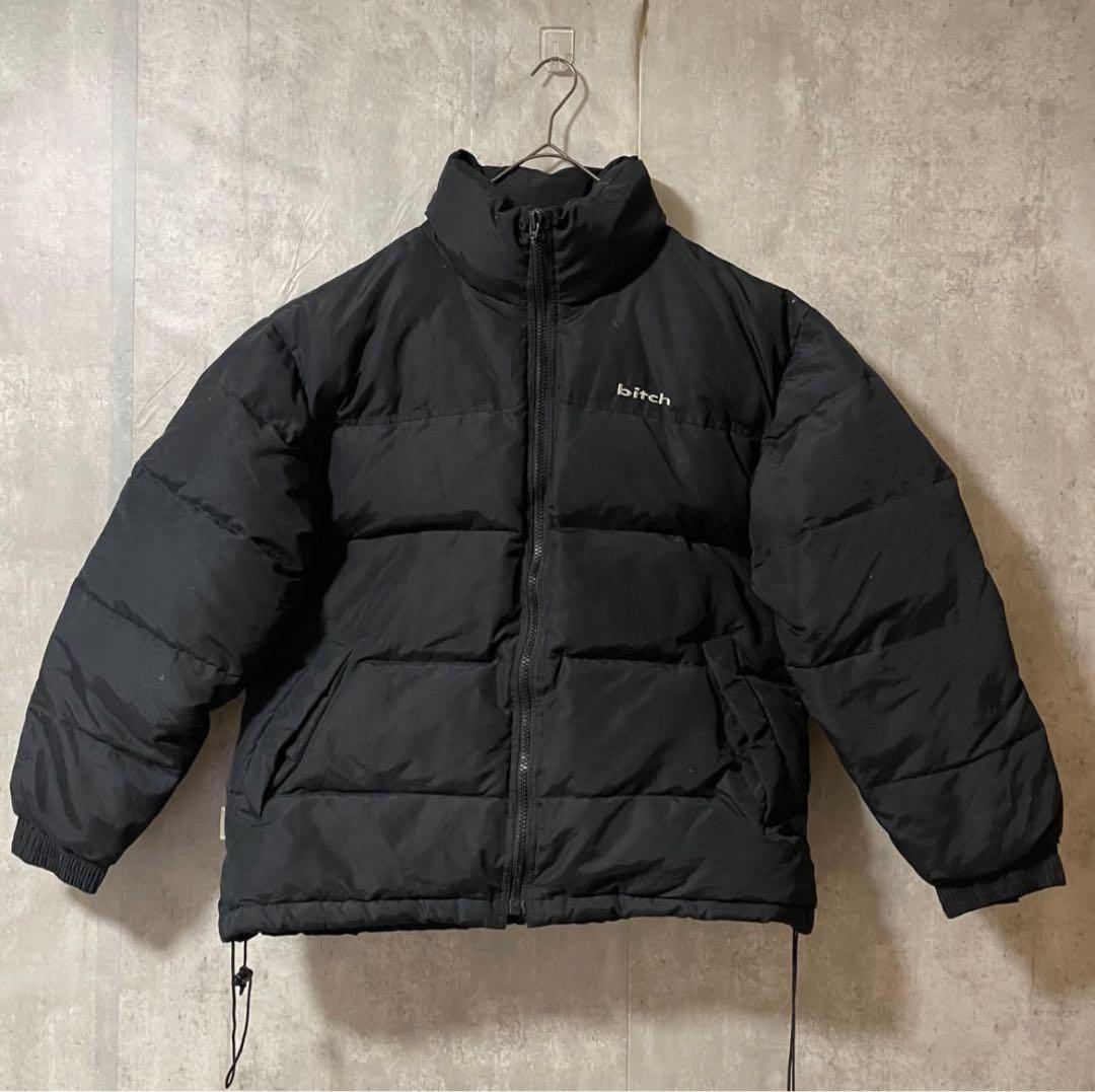 bitchskateboardsビッチスケートボーダーズ ダウンジャケット黒希少
