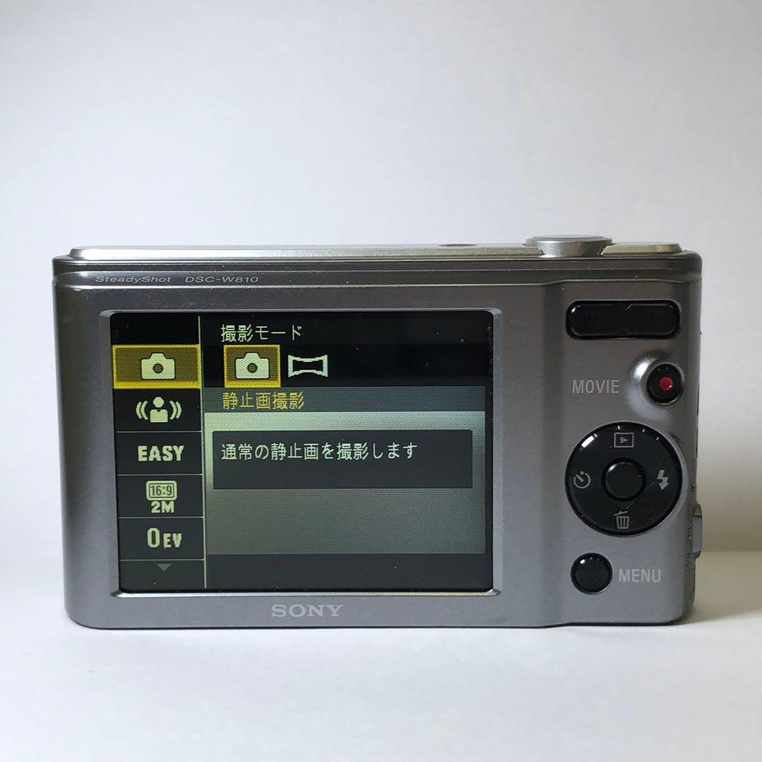 『動作確認済み』SONY サイバーショット DSC-W810コンデジ