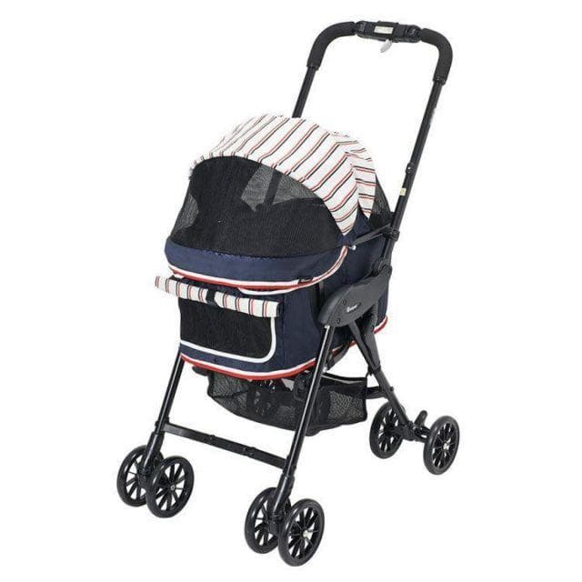 コムペット ミリミリライトアルファEGロングスター ネイビー ペットカート