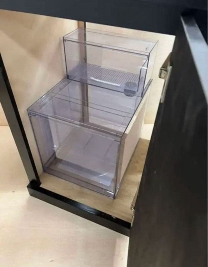 450×450×450㎜オールガラスオーバーフロー水槽セット　ブラック