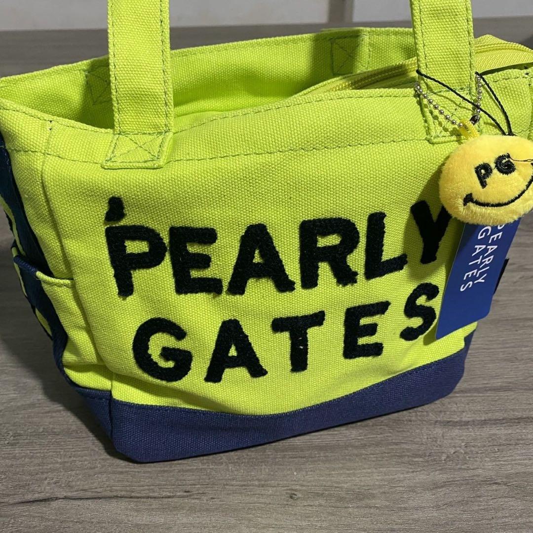 PEARLY GATES 蛍光イエロー ゴルフカートバッグ