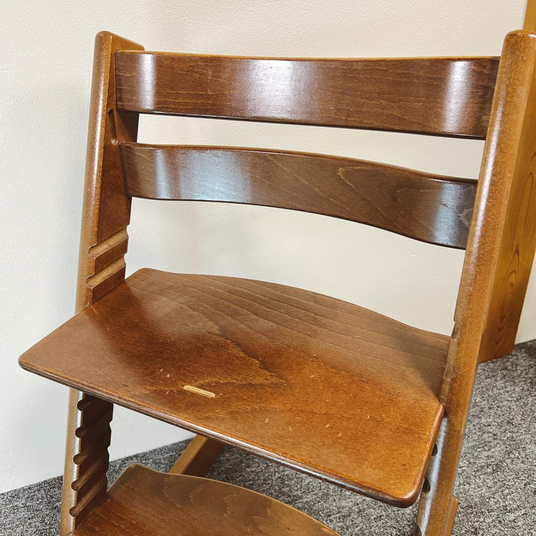 【良品】ストッケー　トリップトラップ　ブラウン　シリアル3